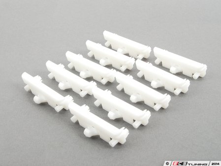ES#2762371 - 51711979334KT - White Spoiler Securing Clip - Used to connect the spoiler to the bumper - Genuine BMW - 