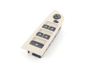 ES#1903950 - 61319217364 - E93 Window Switch - Beige - Master window switch, controls all windows - Genuine BMW - BMW