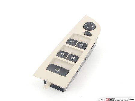 ES#1903950 - 61319217364 - E93 Window Switch - Beige - Master window switch, controls all windows - Genuine BMW - BMW