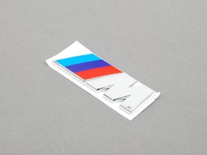 ES#79081 - 51141946169 - E34 M5 Rear M Badge - Priced Each - ///M Emblem in trunk lid - Genuine BMW - BMW