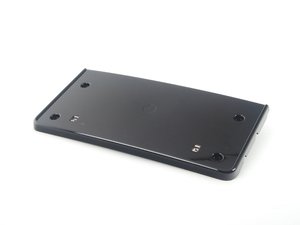ES#2206457 - 4G0807285JT94 - Front License Plate Bracket - gloss Black - Keep a clean look and add a place for your plate - Genuine Volkswagen Audi - Audi