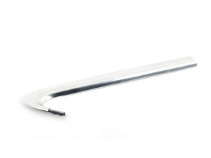 ES#2217356 - 8K5853345C2ZZ - Lower Rear Window Moulding - Left - Chrome - Chrome trim piece for the rear quarter window - Genuine Volkswagen Audi - Audi