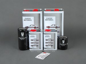 ES#2562540 - 99310720303KT2 - 993 Turbo Premium Oil Service Kit - Everything you will need to complete an oil change with Porsche Classic 10W-60 oil - Genuine Porsche - Porsche