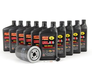 ES#2649566 - 93010776401KT7 - Penn Grade 1 Oil Service Kit (20w-50) - With ECS Magnetic Drain Plug - Includes Mann filter and Penn Grade 1 A40 Spec oil - Assembled By ECS - Porsche