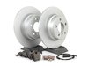 ES#1306740 - ECSE533421-3 - Rear Brake Service Kit - Featuring ECS V5 blank coated rotors and ECS DD23 Daily Driver ceramic pads - Assembled By ECS - BMW