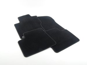ES#1820790 - 66290102 - Carpeted Floor Mat Set - Black, without logo - Genuine Mercedes Benz - Mercedes Benz