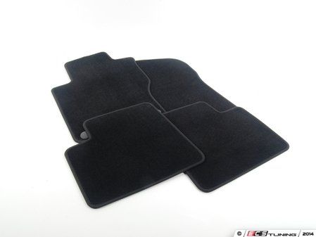 ES#1820790 - 66290102 - Carpeted Floor Mat Set - Black, without logo - Genuine Mercedes Benz - Mercedes Benz