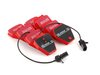 ES#2763137 - DP31348Ckt - Front & Rear RedStuff Performance Brake Pad Kit - High performance street pad featuring Kevlar technology, includes front and rear pads - EBC - Audi