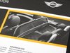 ES#515207 - 54340445398 - Wind Deflector - Checkered / Chrome - (NO LONGER AVAILABLE) - Control the wind that circulated while having the top down - Genuine MINI - 