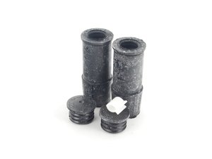 ES#383025 - 4E0698647 - Front Guide Bushing Set - Priced Each - Rubber sleeves & caps to service one caliper - Genuine Volkswagen Audi - Audi