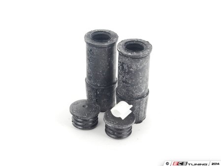 ES#383025 - 4E0698647 - Front Guide Bushing Set - Priced Each - Rubber sleeves & caps to service one caliper - Genuine Volkswagen Audi - Audi