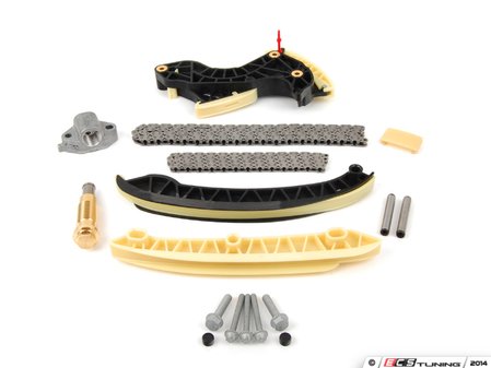 ES#2702591 - 0009932176KT2 - Timing Chain Kit - Includes everything you need to replace your timing chain and balance shaft chain - Assembled By ECS - Mercedes Benz