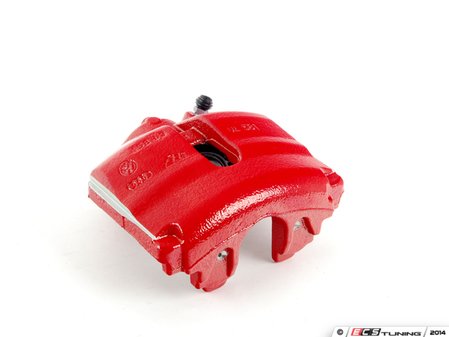 ES#2085143 - 1K0615123M - Front Brake Caliper - Left - Does not include caliper carrier, painted red - Genuine Volkswagen Audi - Volkswagen