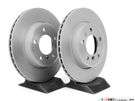 ES#10523 - 34116855152kt3 - Front UV Coated Brake Rotors - Pair (300x22) - Features Brembo's special UV paint treatment that guarantees superior corrosion resistance. - Brembo - BMW
