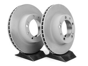 ES#2538607 - 95135104102 - Front Brake Rotors - Pair 11.73" (298mm) - Front axle fitment - Both left and right - Sebro - Porsche