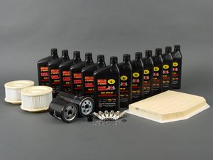 ES#2652079 - 99311032701KT19 - ECS 993 Turbo Minor Maintenance Kit With Magnetic Drain Plug - Featuring Brad Penn Grade 1 engine oil - Assembled By ECS - Porsche