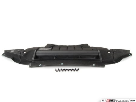 ES#2763340 - 51757899820KT -  Front Belly Pan Kit  - Often damaged by road debris and parking stops. Includes left, right, and center belly pans plus hardware. - Genuine BMW - BMW