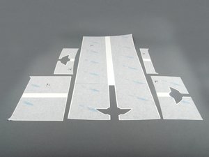 ES#78813 - 51140418657 - Dual Sport Stripes - Black - For the Hood and Trunk - Genuine MINI - MINI