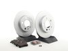 ES#2678605 - 40454018KT2 - Rear Brake Service Kit - Featuring Meyle rotors and ECS DD23 ceramic pads. - Assembled By ECS - Audi