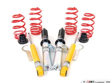 ES#2642203 - 54780 - Street Performance Coilover Kit - Fixed Dampening - Front Lowering (1.0 - 2.2 ) Rear Lowering (0.8 - 2.0) - H&R - Volkswagen