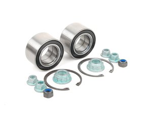 ES#2762986 - 1J0498625AKT - Front Wheel Bearing Kit - Includes both front wheel bearings with installation hardware - Genuine Volkswagen Audi - Audi Volkswagen