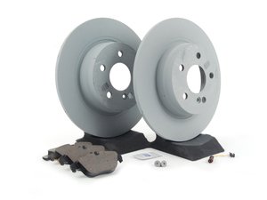 ES#2762507 - 0054204220KT - Rear Brake Service Kit  - Featuring Genuine Mercedes-Benz Rotors And Pads - Genuine Mercedes Benz - Mercedes Benz
