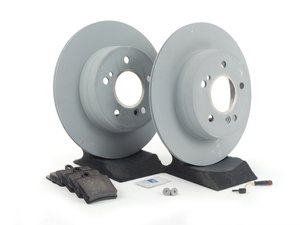 ES#2762376 - 2034230112KT4 - Rear Brake Service Kit - Non Sport - Featuring Genuine Mercedes-Benz Rotors And Pads - Genuine Mercedes Benz - Mercedes Benz