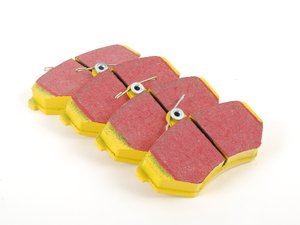 ES#521109 - DP4841/2R - Front YellowStuff Performance Brake Pad Set - EBC's premium sport street pad that offers high friction levels and heat fade resistance - EBC - Volkswagen