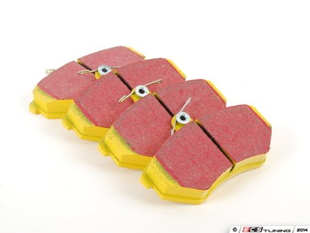 ES#521109 - DP4841/2R - Front YellowStuff Performance Brake Pad Set - EBC's premium sport street pad that offers high friction levels and heat fade resistance - EBC - Volkswagen