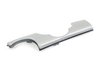 ES#116696 - 51452752169 - Dash Trim Brushed Alloy - Left - Located behind the steering wheel & column section - Genuine MINI - MINI