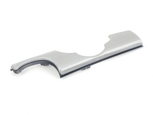 ES#116696 - 51452752169 - Dash Trim Brushed Alloy - Left - Located behind the steering wheel & column section - Genuine MINI - MINI