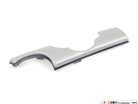 ES#116696 - 51452752169 - Dash Trim Brushed Alloy - Left - Located behind the steering wheel & column section - Genuine MINI - MINI