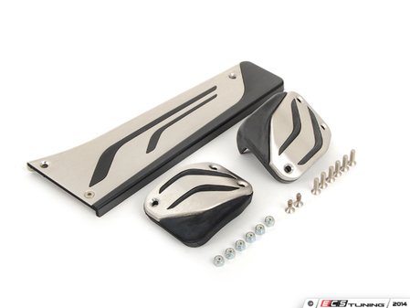 ES#2607397 - 35002232276 - M Performance Stainless Steel Pedal Set - Manual Transmission - Upgrade the look of your interior with these M performance pedals - Genuine BMW M Performance - BMW