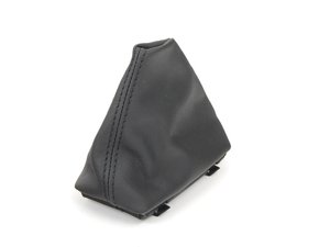 ES#2763453 - 25163455115 - Shift boot - black  - Shift boot in black leather - Genuine BMW - BMW
