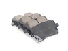 ES#2763651 - 8K0698151Hkt2 - Front & Rear Euro Ceramic Brake Pad Kit - Ceramic composite developed to meet low dust & noise requirements, includes front and rear pads - Akebono - Audi