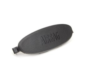 ES#110776 - 51432753024 - Genuine C Pillar Cover Cap "Airbag" Right - Carbon Black - Located in the rear corner an states "Airbag" - Genuine MINI - MINI