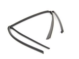 ES#95203 - 51348266125 - E46 Rear Window Guide Trim - left - Window guide seal in the rear door - Genuine BMW - BMW