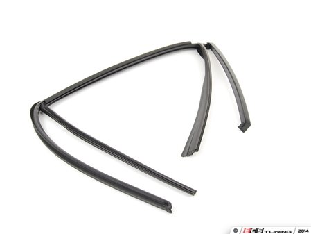ES#95203 - 51348266125 - E46 Rear Window Guide Trim - left - Window guide seal in the rear door - Genuine BMW - BMW