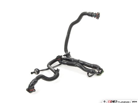 ES#280576 - 06E103217H - Pressure Control Valve (PCV) Assembly - (NO LONGER AVAILABLE) - Complete breather hose assembly that does not include the PCV valve - Genuine Volkswagen Audi - 
