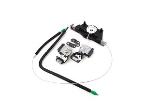 ES#300929 - 1CM898655 - Power Window Regulator Repair Kit - Driver'S Side - Includes 2 revised all metal window carriers and 1 cable regulator. - Genuine Volkswagen Audi - Volkswagen