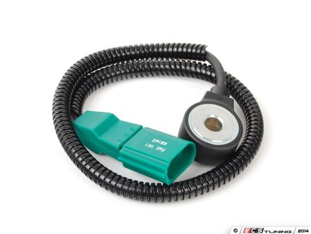 ES#2598260 - 06E905376A - Green Knock Sensor With Harness - 465mm - Detects engine ping for timing adjustment, 465mm length with green connector - FAE - Audi Volkswagen