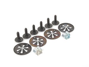 ES#2762689 - 1J0825237RKT5 - Belly Pan Installation Hardware Kit - Includes 6 clips and screws - Genuine Volkswagen Audi - Volkswagen