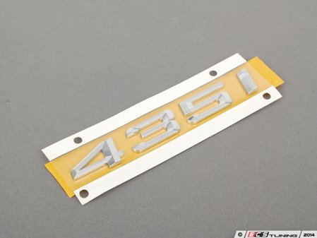ES#2706365 - 51147356336 - 435i badge - Genuine BMW - BMW