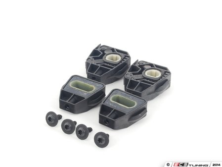 ES#2763164 - 1J0806155EKT2 - Radiator Installation Kit with radiator mounts and hardware - When replacing or reinstalling your radiator do not reuse your old, worn radiator mounts. - Assembled By ECS - Volkswagen