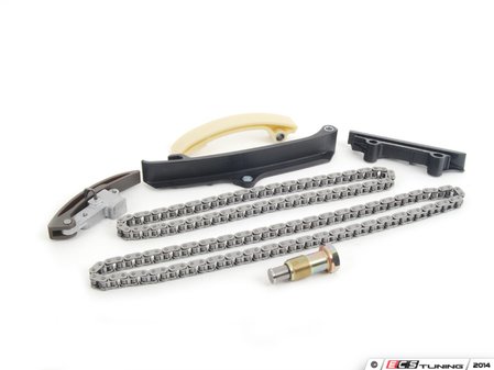 ES#2763498 - 021198507kt2 -  Standard Timing Chain Kit - Timing chain kit, including updated upper chain tensioner and rail - Assembled By ECS - Volkswagen