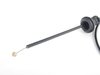 ES#383582 - 4E0823543A - Hood release Cable - Connects the release lever to the front cables - Genuine Volkswagen Audi - Audi