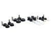 ES#2763560 - PFR3-209BX4KT - Performance Rear Control Arm Bushing Kit - Race - Improve handling and control - Upgrade to a more engaging driving experience - Powerflex Black Series - Audi