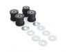 ES#2763560 - PFR3-209BX4KT - Performance Rear Control Arm Bushing Kit - Race - Improve handling and control - Upgrade to a more engaging driving experience - Powerflex Black Series - Audi