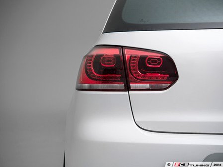 ES#2730504 - 5K0941055RC - LED Tinted Tail Light Set - Cherry Red - A complete set of European style LED tail lights with wiring harnesses - ZiZa - Volkswagen