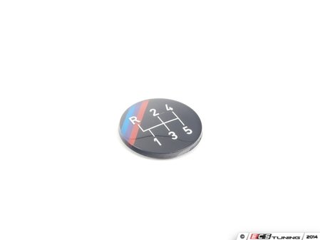 ES#46653 - 25111220955 - Dogleg Gearbox Shift Knob Emblem - Replace your worn insert or change your look - Genuine BMW - BMW
